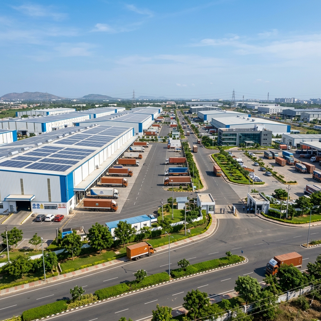 Industrial and logistics hub in India