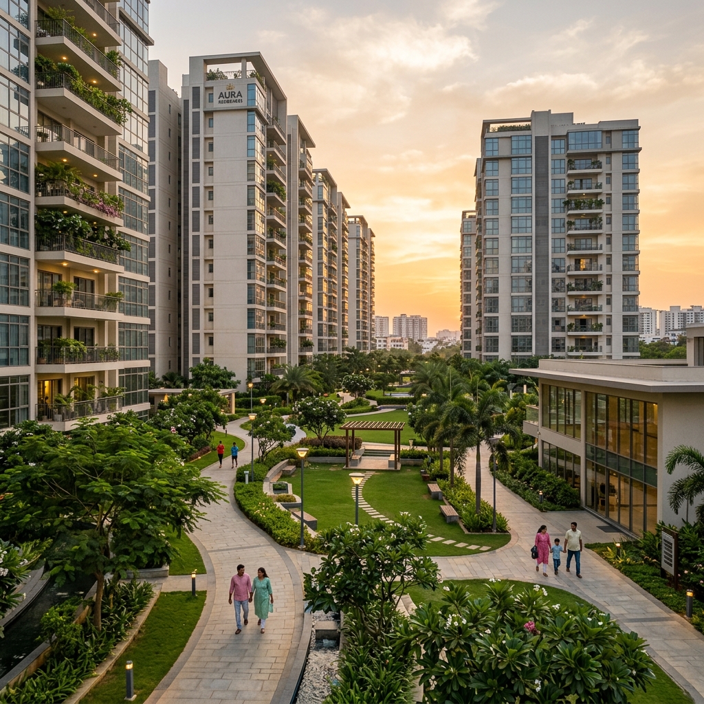 Modern Indian residential development